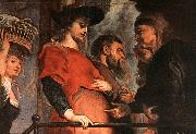 Meeting of Mary and Elisabeth (detail) RUBENS, Pieter Pauwel